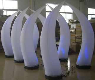 Decorazione gonfiabile di plastica di illuminazione di Shell, fan gonfiabile dell'aeratore