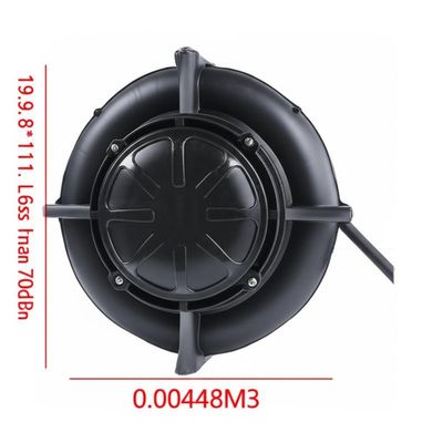 Inflation with Inflatable Air Blower Fan Noise Level Less Than 70dB 19.8*11.6*19.5cm 0.00448M3